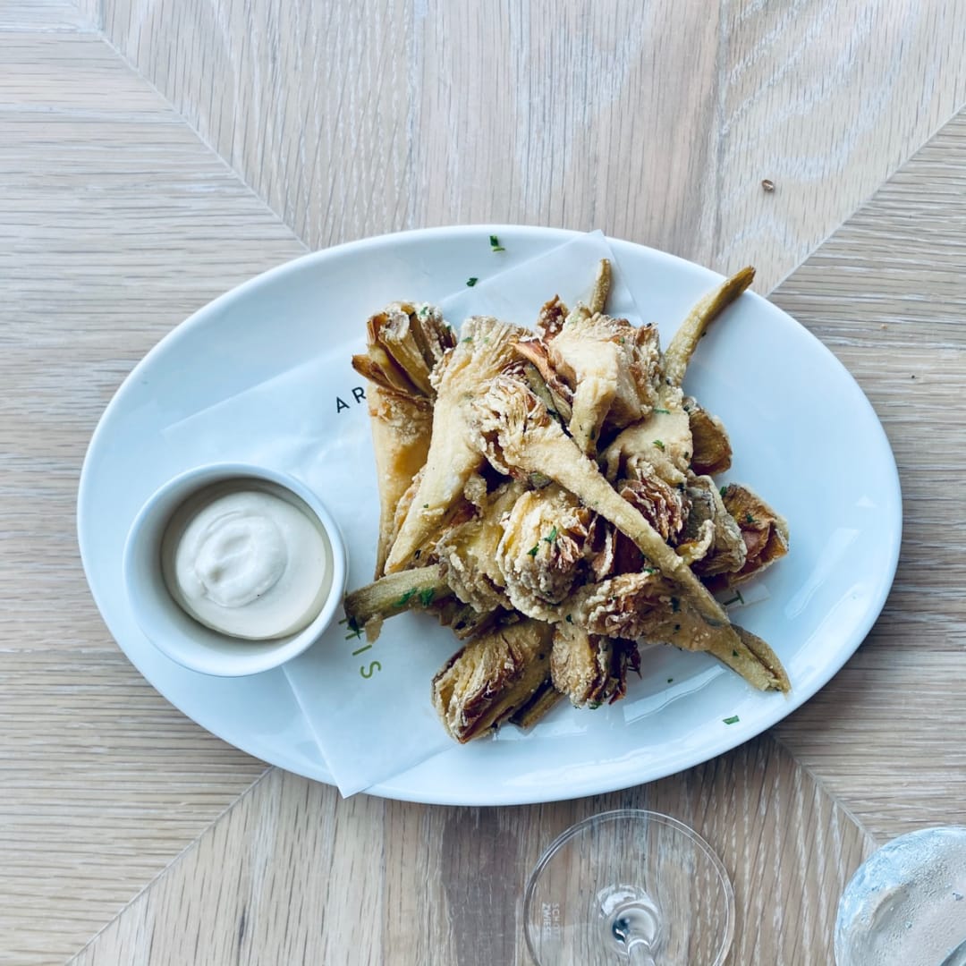 Best Fried Artichoke Recipe image for TG Gourmet article