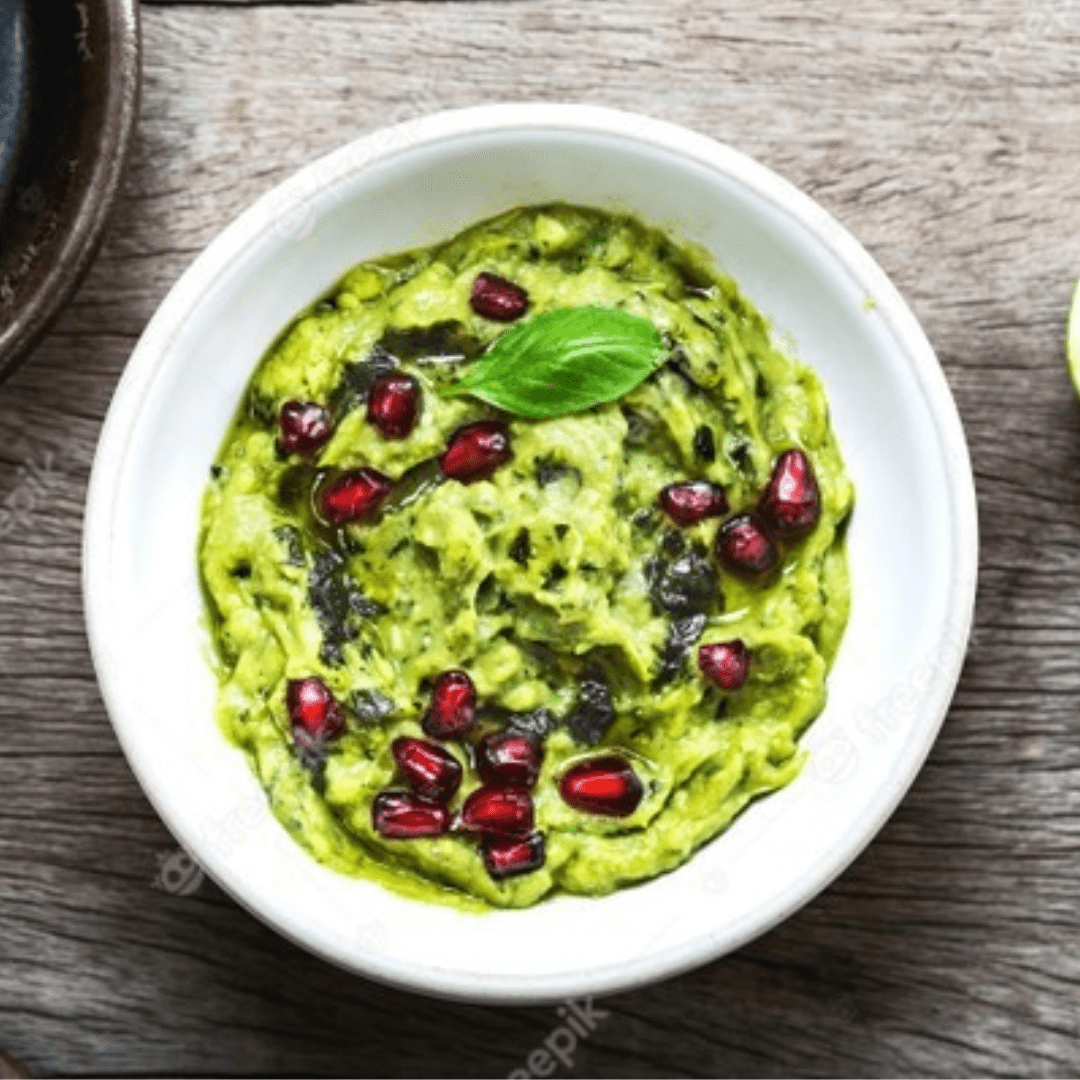 Best Pomegranate Guacamole Recipe image for TG Gourmet article