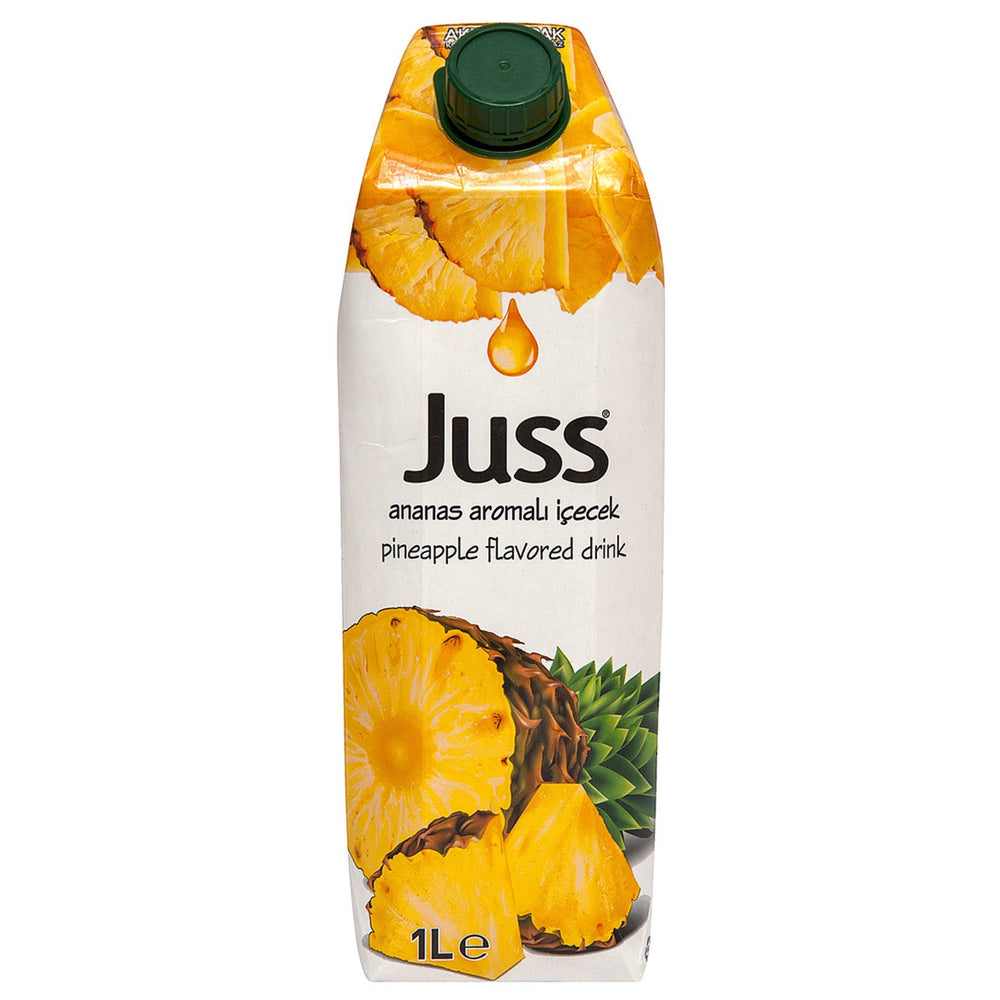 Juss Pineapple Drink 33.8 fl oz (1 L) Tetra Pak - Sunny Tropical Pour | TG Gourmet