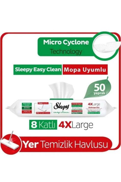 SLEEPY WET MOP Pine Scented (White Vinegar Baking Soda ) | 50CT