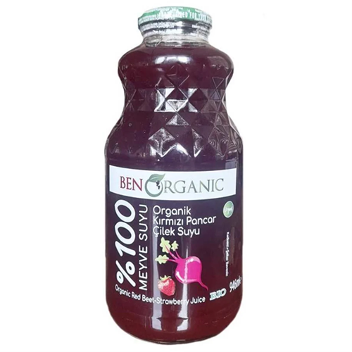 Ben Organic Red Beet Juice 32 fl oz Bottle - Cold Earthy Classic | TG Gourmet