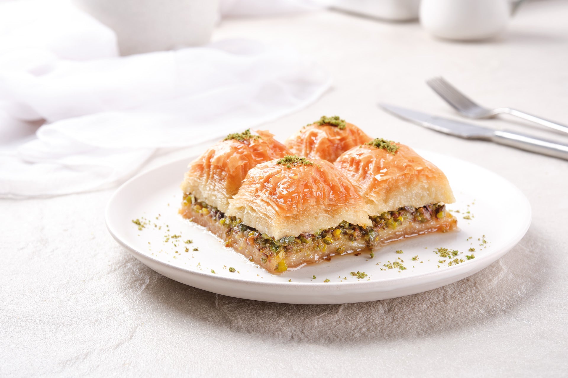 OCLAVA Baklava With Pistachio 1KG - Authentic Turkish & Mediterranean Food | TG Gourmet