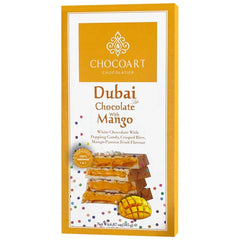 ChocoArt Dubai Mango & Passion Fruit Chocolate 6.5 oz Bar - Tropical | TG Gourmet
