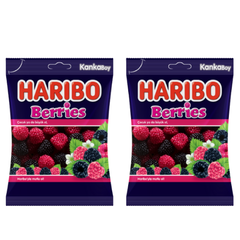 Haribo Berries 2.82 oz (80 g) x 2 pcs -Big Size - Authentic Turkish & Mediterranean Food | TG Gourmet