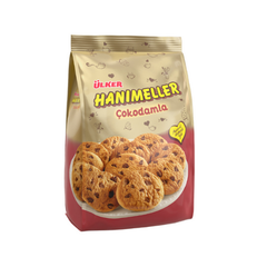 Ulker Hanımeller Cokodamla Chocolate Chips Cookies Pouch 5.29 oz (150g) - Authentic Turkish & Mediterranean Food | TG Gourmet