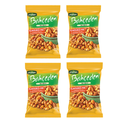 Peyman Bahceden Flavoured Mix 5.29 oz (150g) x 4 pcs - High Fiber - Authentic Turkish & Mediterranean Food | TG Gourmet