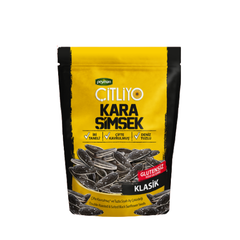 Peyman KARA SIMSEK Citliyo Black Sunflower Seeds Salted 10 oz (284g) - Double Roasted- Gluten Free - Authentic Turkish & Mediterranean Food | TG Gourmet