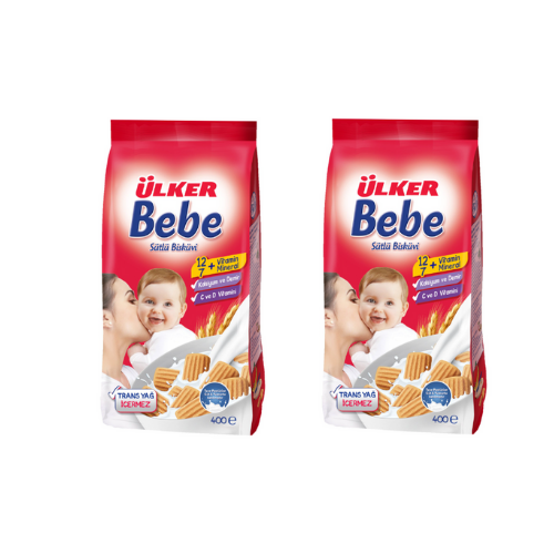Ulker Baby Biscuits 14.11oz (400g) x 2 pcs - Authentic Turkish & Mediterranean Food | TG Gourmet