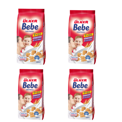 Ulker Baby Biscuits 14.11oz (400g) x 4 pcs - Authentic Turkish & Mediterranean Food | TG Gourmet
