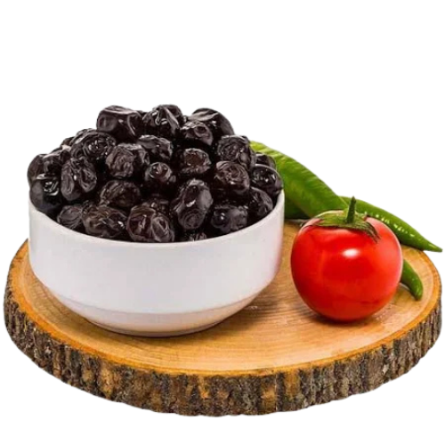 Toprak Oil Packed Sele Black Olives 201/230 35 oz (1 kg) (Yagli Sele Zeytini) - Authentic Turkish & Mediterranean Food | TG Gourmet