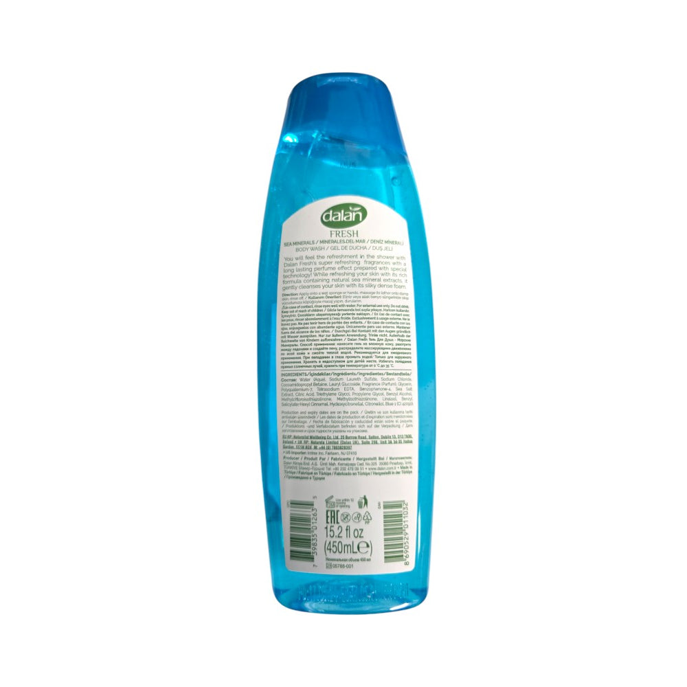 DALAN FRESH SEA MINERALS BODY WASH 15.2FL OZ (450ml) - Authentic Turkish & Mediterranean Food | TG Gourmet