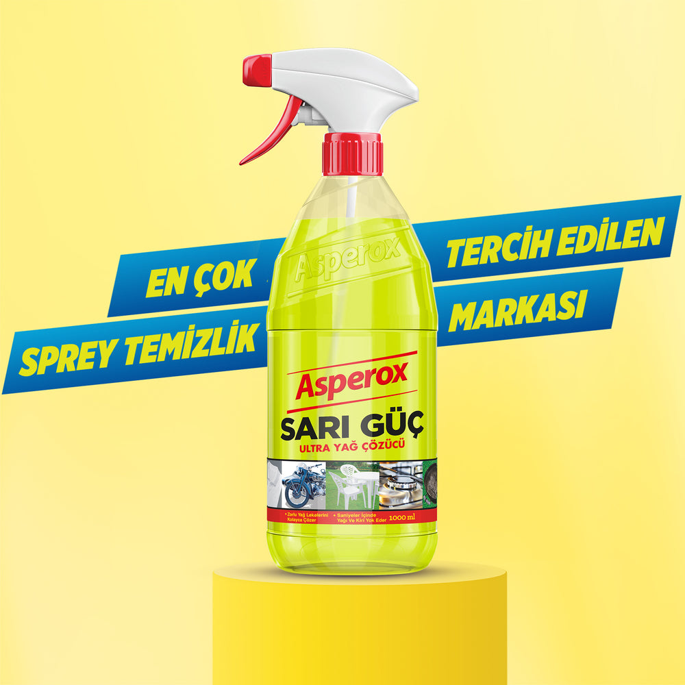 ASPEROX YELLOW POWER (SARI GÜÇ) 1000 ML - Authentic Turkish & Mediterranean Food | TG Gourmet