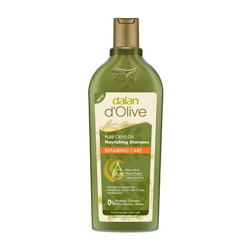 Dalan d'Olive Repairing Care Shampoo with Olive Oil 13.5 fl oz (400 ml) | TG Gourmet