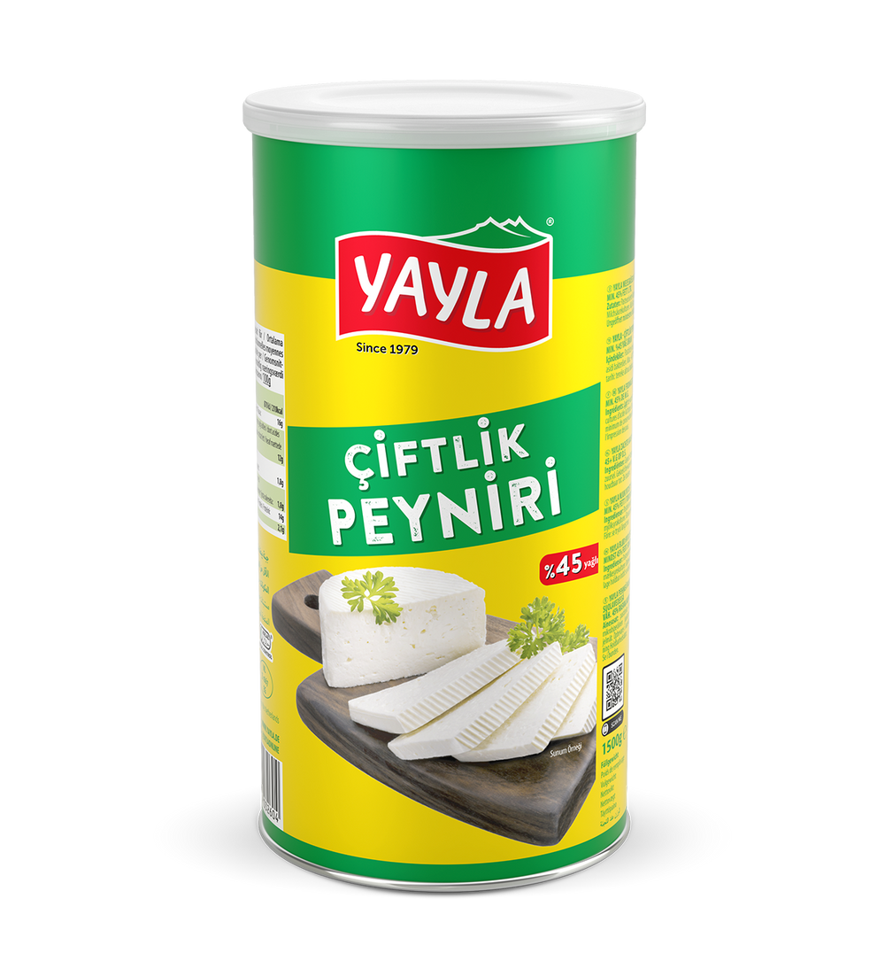 YAYLA WHITE CHEESE 28.2 OZ (800g) %45 FAT - Authentic Turkish & Mediterranean Food | TG Gourmet