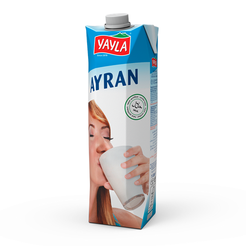Yayla Ayran 33.8 fl oz Tetra Pack - Authentic Turkish & Mediterranean Food | TG Gourmet