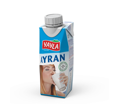 YAYLA AYRAN 8.45 FL OZ (250ML) (TETRA PACK) - Authentic Turkish & Mediterranean Food | TG Gourmet