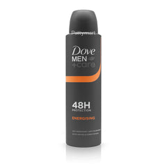 Dove Energising Deodorant Body Spray for Men 5.07 fl oz (150 ml) | TG Gourmet