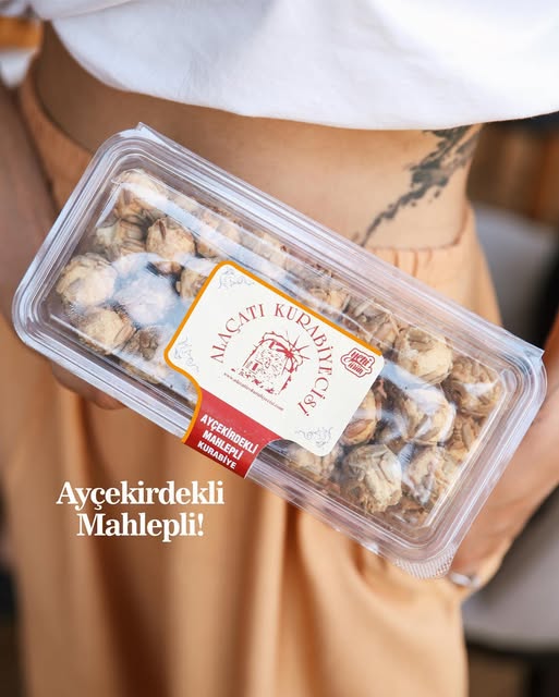 Alacati Kurabiyecisi Sunflower Cookies 8.8 oz (250g) - Authentic Turkish & Mediterranean Food | TG Gourmet