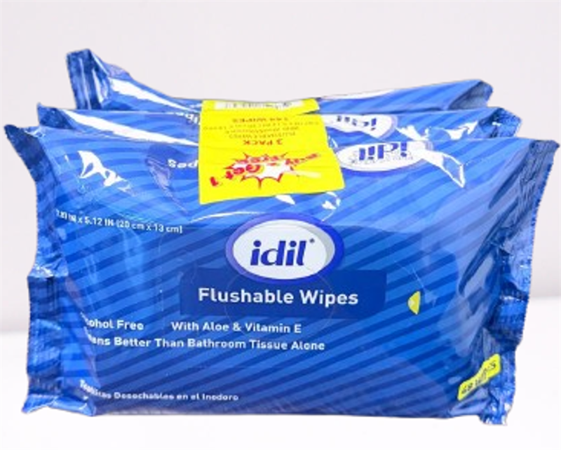 Idil Flushable Wipes 48 Ct (3 Pack)