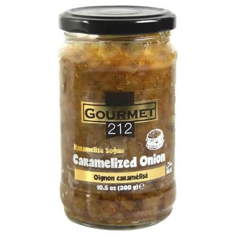 Gourmet212 Caramelized Onions 10.5 oz Jar - Slow-Cooked Golden Shortcut | TG Gourmet