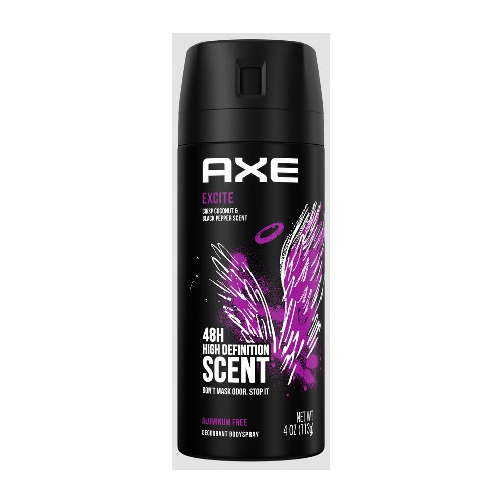 Axe Body Spray Excite 5.3 fl oz (150 ml) - Spark Scent Classic | TG Gourmet