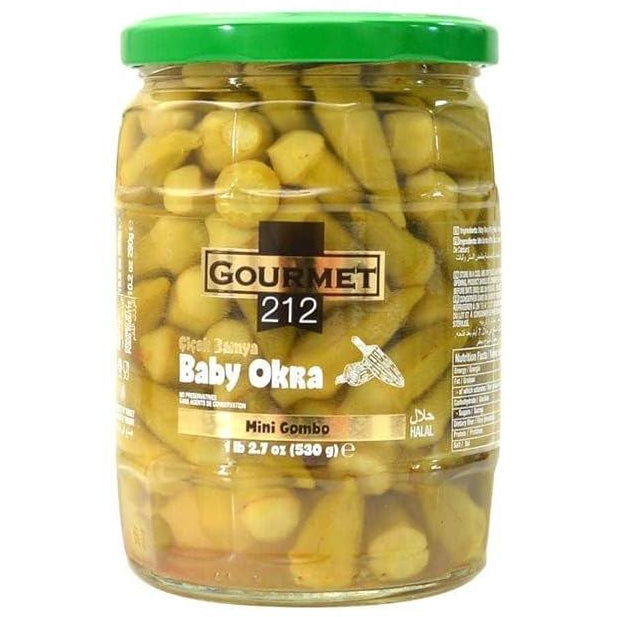 Gourmet212 Baby Okra with Seasoning 1 lb 2.7 oz - Mediterranean Pot-Ready | TG Gourmet
