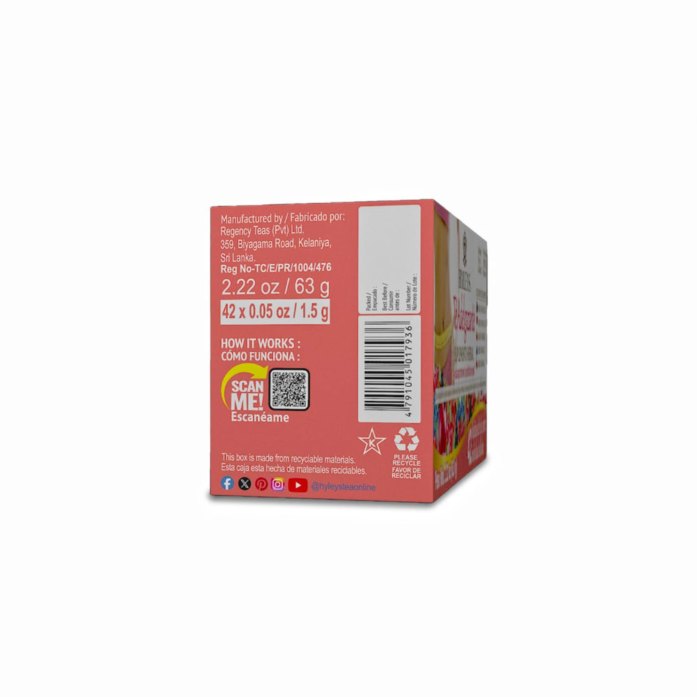 HYLEYS SLIM TEA COLLECTION | 42 TEA BAGS | 2.22oz - Authentic Turkish & Mediterranean Food | TG Gourmet