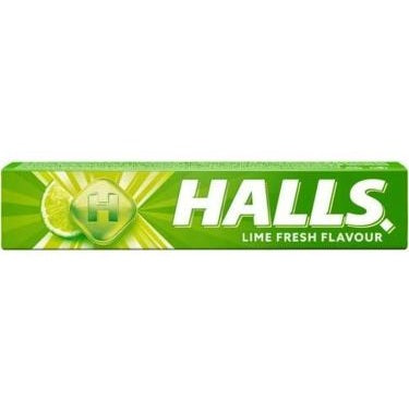HALLS COUGH DROPS 9pcs || LIME - Authentic Turkish & Mediterranean Food | TG Gourmet