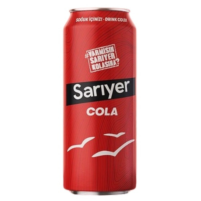 SARIYER COLA FLAVORED CARBONATED DRINK 11.15 FL OZ (330ML) CAN - Authentic Turkish & Mediterranean Food | TG Gourmet