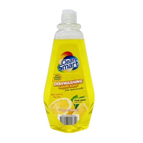 CLEAN SMART DISHWASHING LIQUID FRESH LEMON 24 fl.oz - Authentic Turkish & Mediterranean Food | TG Gourmet