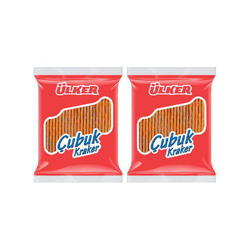 Ulker Plain Stick Crackers 2.82 oz (80 g ) - Large Pack x 2 pcs - Authentic Turkish & Mediterranean Food | TG Gourmet