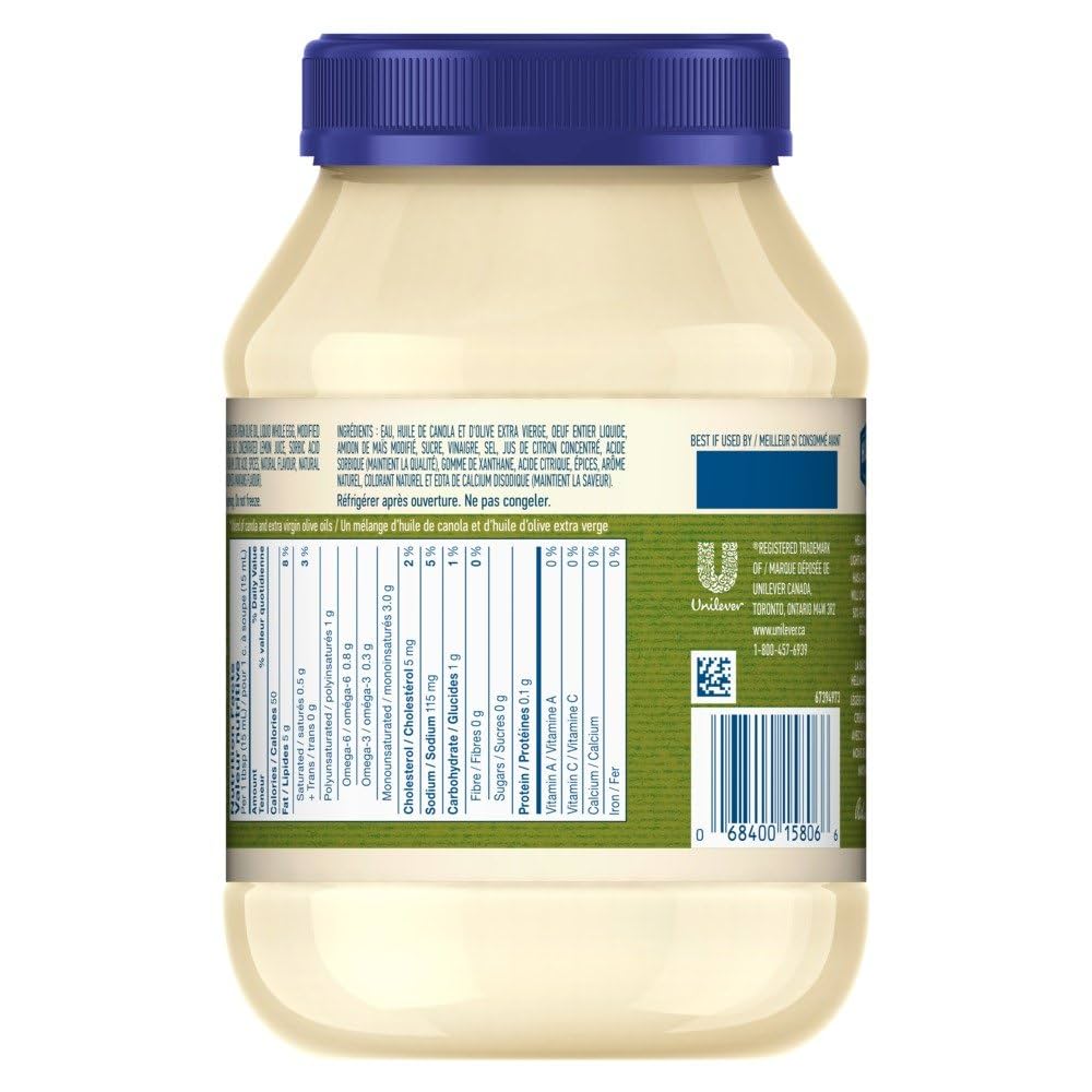 HELLMANN'S MAYONNAISE | 30 OZ 890 ML - Authentic Turkish & Mediterranean Food | TG Gourmet