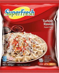 SuperFresh Kayseri Manti Turkish Ravioli 15.9 oz (450g) Pouch | TG Gourmet