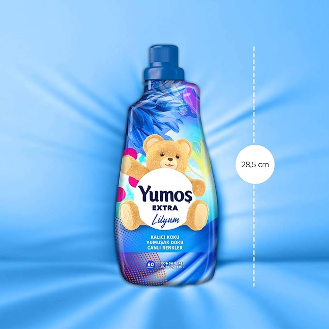 Yumos Extra Fabric Softener 49 fl oz Lilyum & Lotus Flower - Authentic Turkish & Mediterranean Food | TG Gourmet