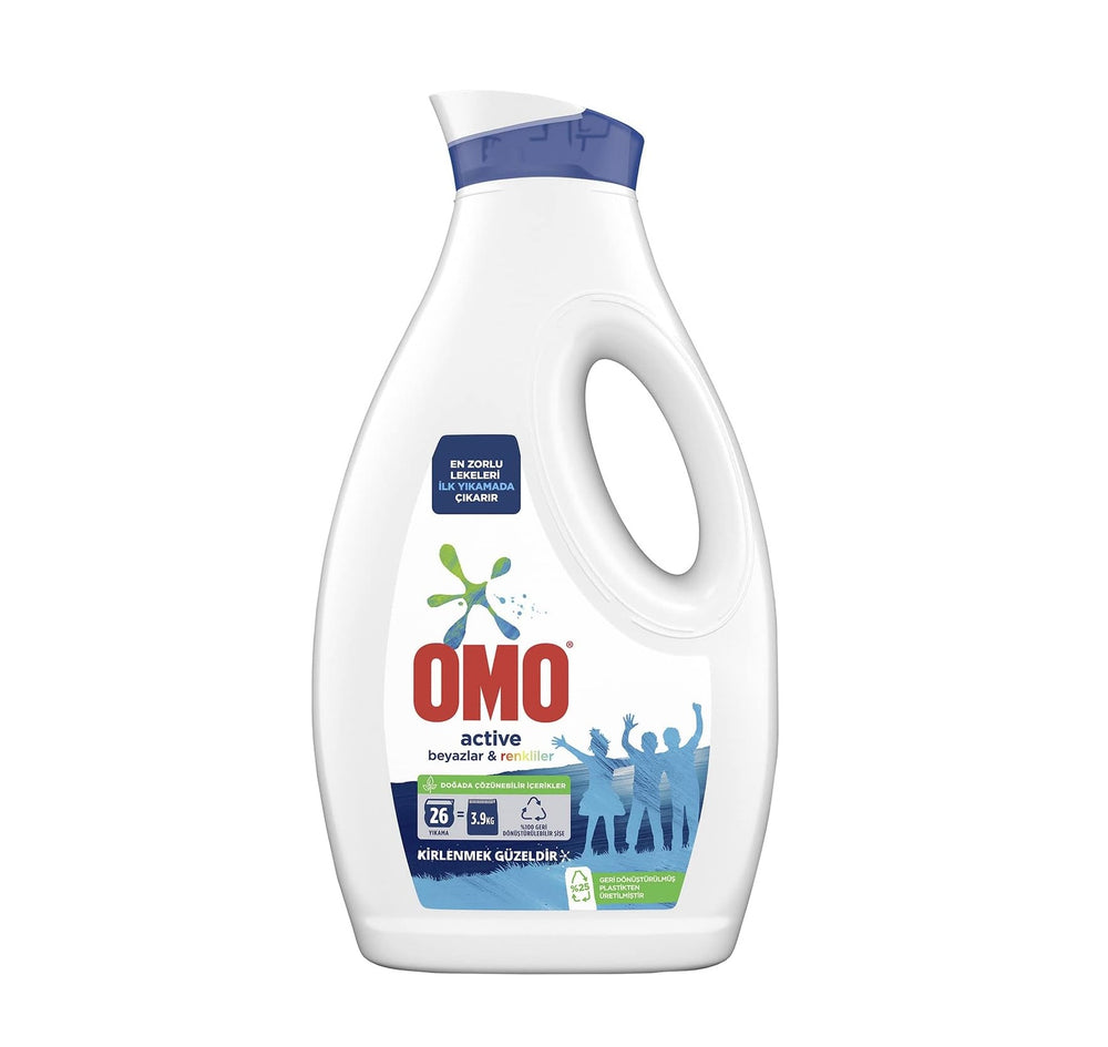 Omo Liquid Laundry Detergent Active Cold Power 58 fl oz - Authentic Turkish & Mediterranean Food | TG Gourmet