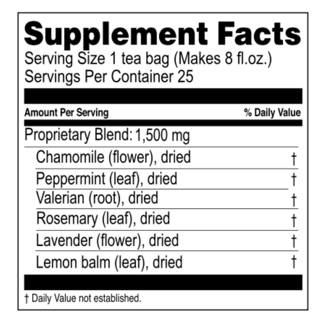 Hyleys Sleep Tea Chamomile – 1.32 oz – 25 Packs per Box - Authentic Turkish & Mediterranean Food | TG Gourmet