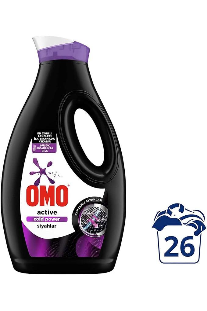 Omo Liquid Laundry Detergent Active Black & Dark 58 oz (1690 ml) | TG Gourmet
