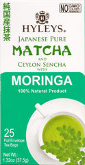HYLEYS WELLNESS TEA MATCHA & MORINGA 1.32oz - Authentic Turkish & Mediterranean Food | TG Gourmet