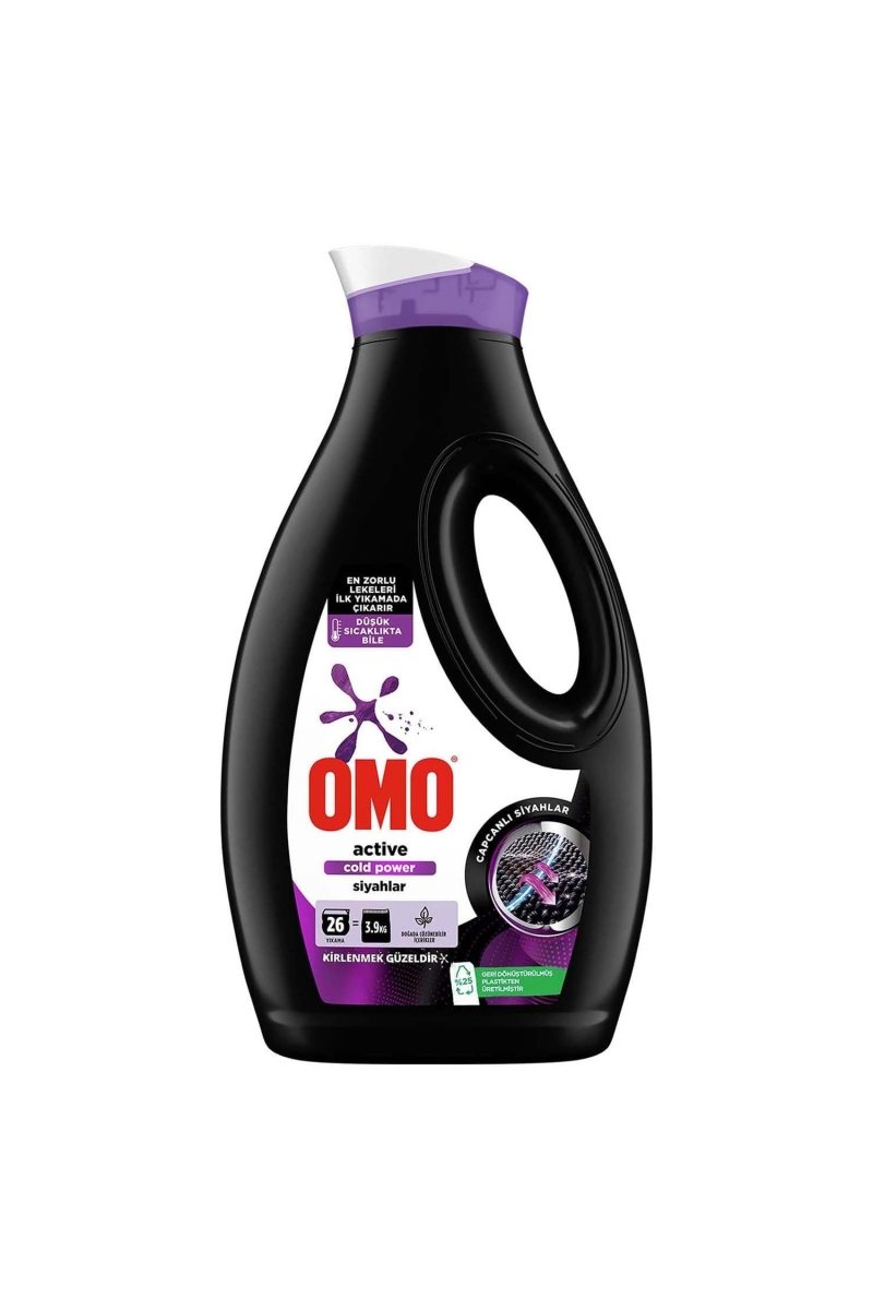 OMO LIQUID LAUNDRY 1690 ML (58 OZ) ACTIVE BLACK & DARK - TULUMBA