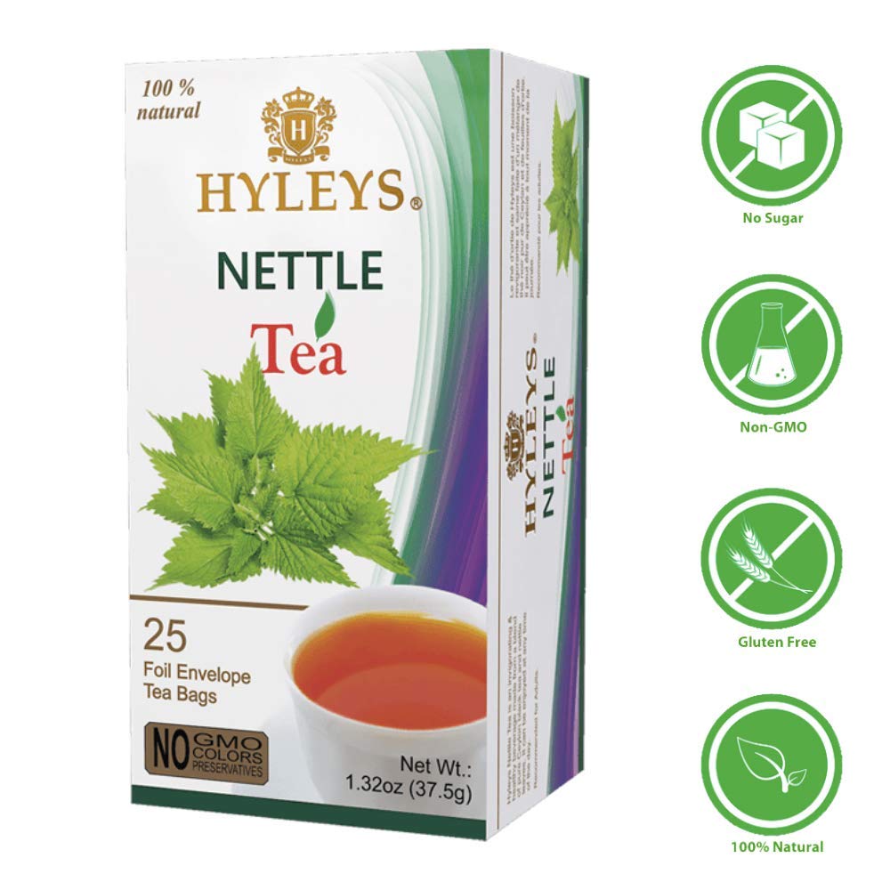 HYLEYS NETTLE TEA 1.32oz X 25pc - Authentic Turkish & Mediterranean Food | TG Gourmet