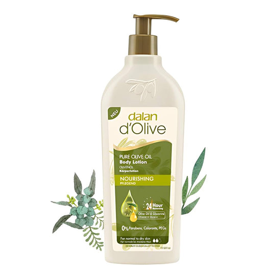 D'olive Nourishing Hand & Body Lotion 13.5 fl oz (400 ml) Pump | TG Gourmet