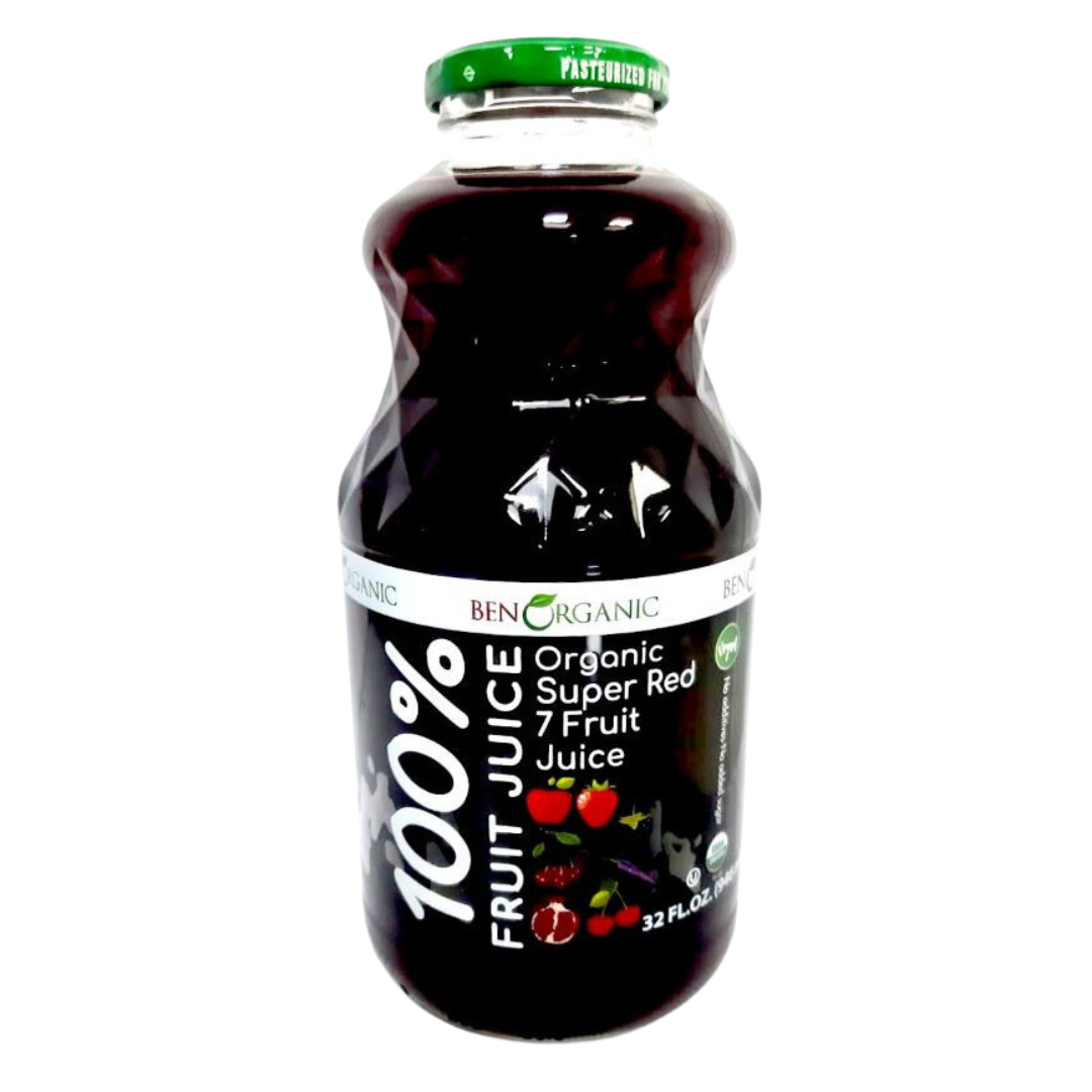 BEN ORGANIC 7 SUPER FRUIT JUICE 32 fl. oz. - Authentic Turkish & Mediterranean Food | TG Gourmet