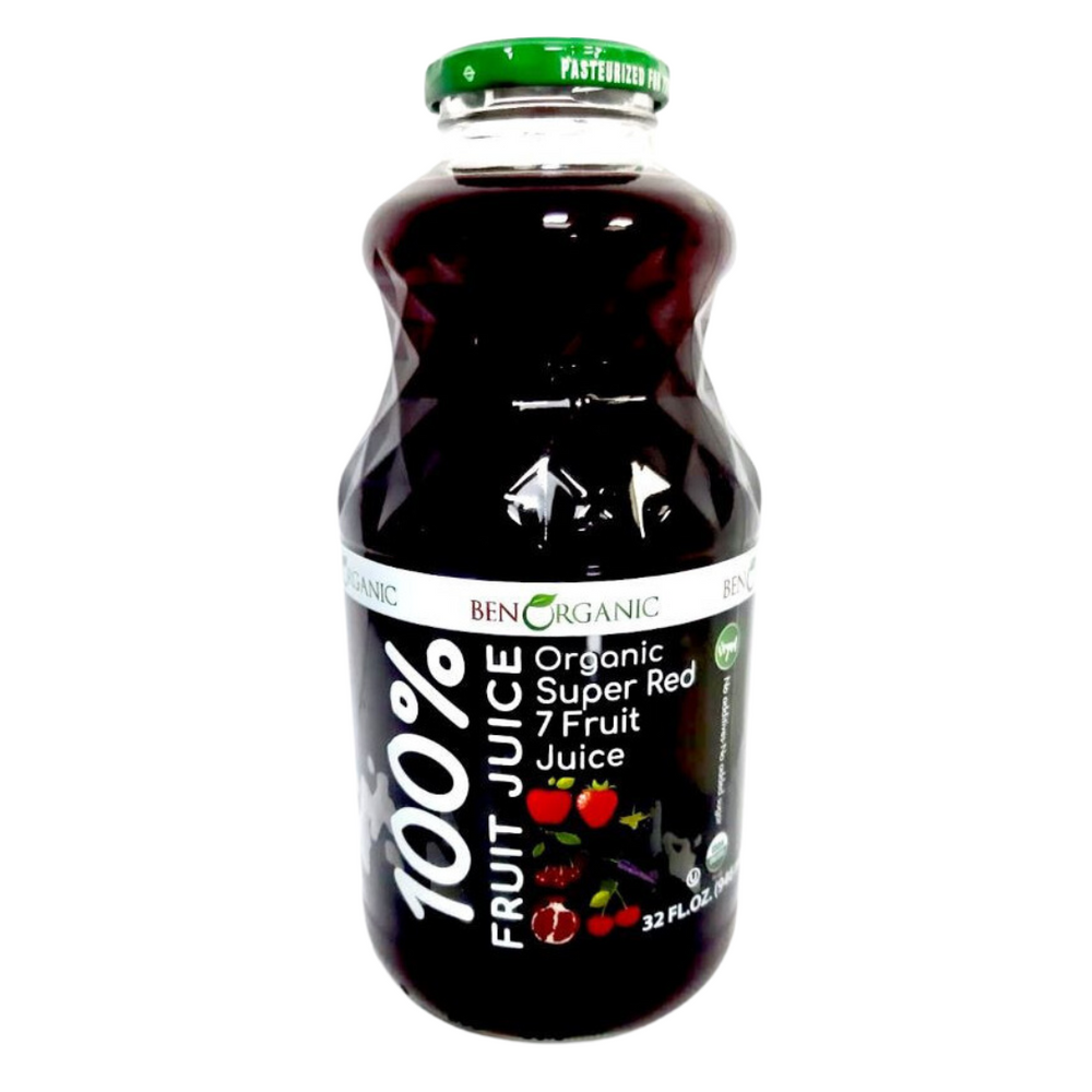 BEN ORGANIC 7 SUPER FRUIT JUICE 32 fl. oz. - Authentic Turkish & Mediterranean Food | TG Gourmet