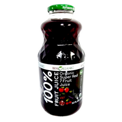BEN ORGANIC 7 SUPER FRUIT JUICE 32 fl. oz. - Authentic Turkish & Mediterranean Food | TG Gourmet
