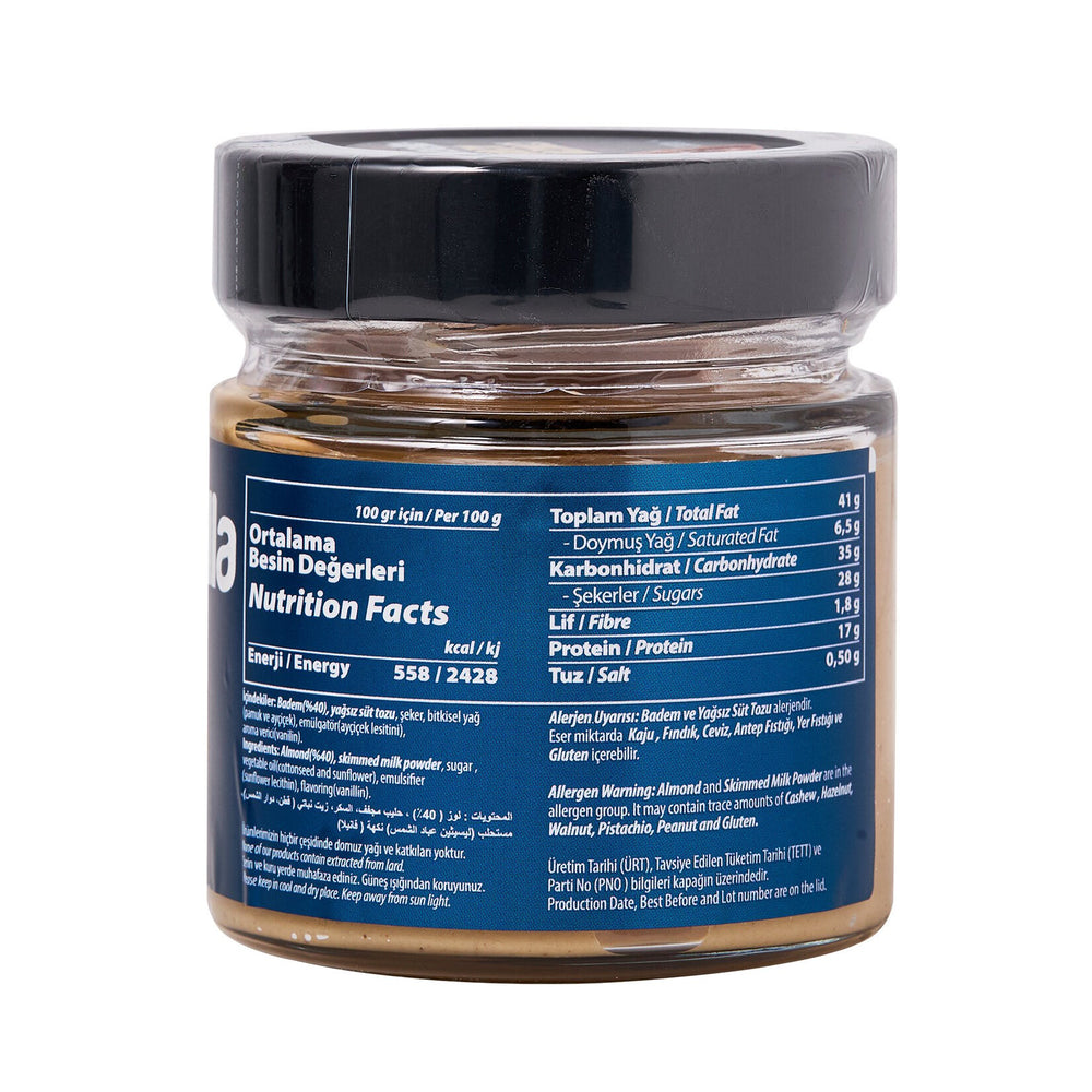 ANTEBELLA SPREADABLE ALMOND SPREAD 40% 200gr - Authentic Turkish & Mediterranean Food | TG Gourmet