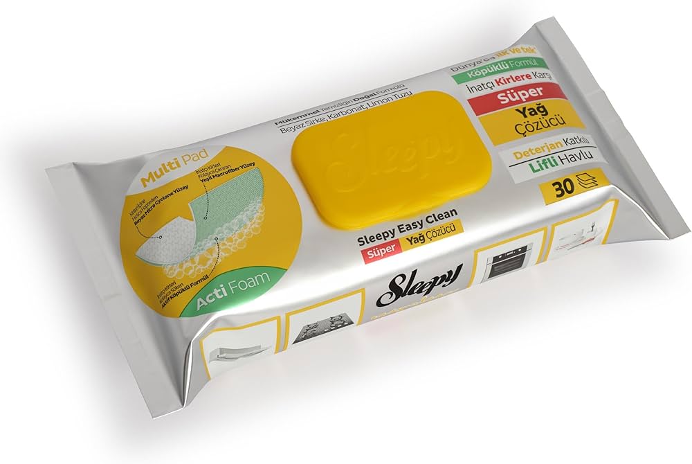 Sleepy Easy Clean Super Degreaser Wet Wipes 30 ct