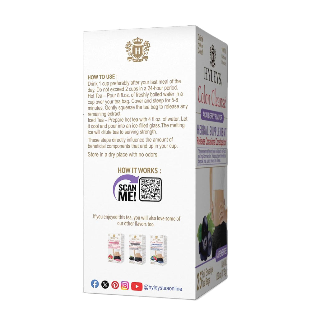 HYLEYS COLON CLEANSE ACAI BERRY 1.32oz - Authentic Turkish & Mediterranean Food | TG Gourmet