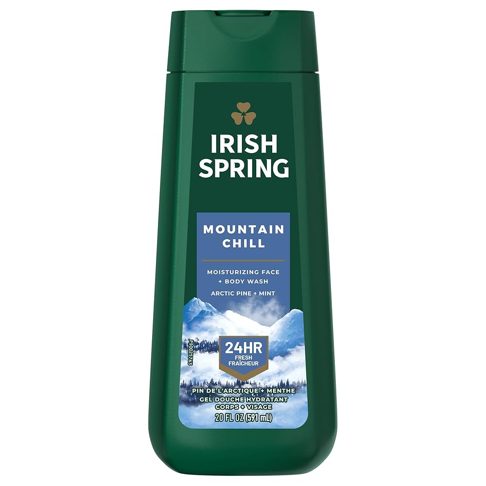 Irish Spring Body Wash Mountain Chill 20 oz - Cool Morning Wake | TG Gourmet