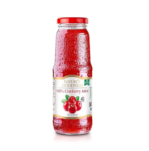 Nature's Goodness Cranberry Juice 33.82 fl oz (1L) - Tart & Bright | TG Gourmet