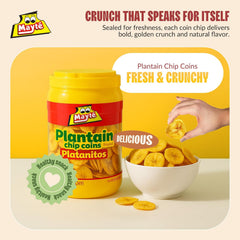 Mayte Plantain Chips Salt in Jars 20 oz (567g) - Authentic Turkish & Mediterranean Food | TG Gourmet